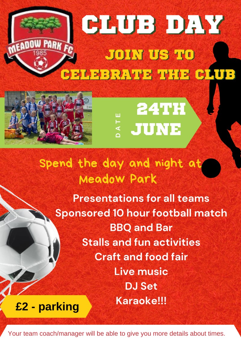 Meadow Park F.C, Meadow Park End of Season Club Day